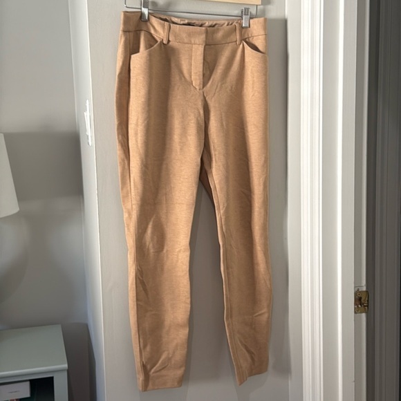Skinny mid rise express ankle pants khaki size 8 - Picture 1 of 4